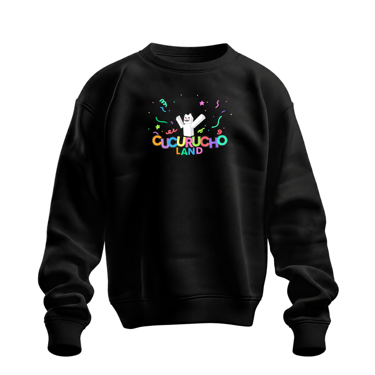 Cucurucho Land Black Crewneck