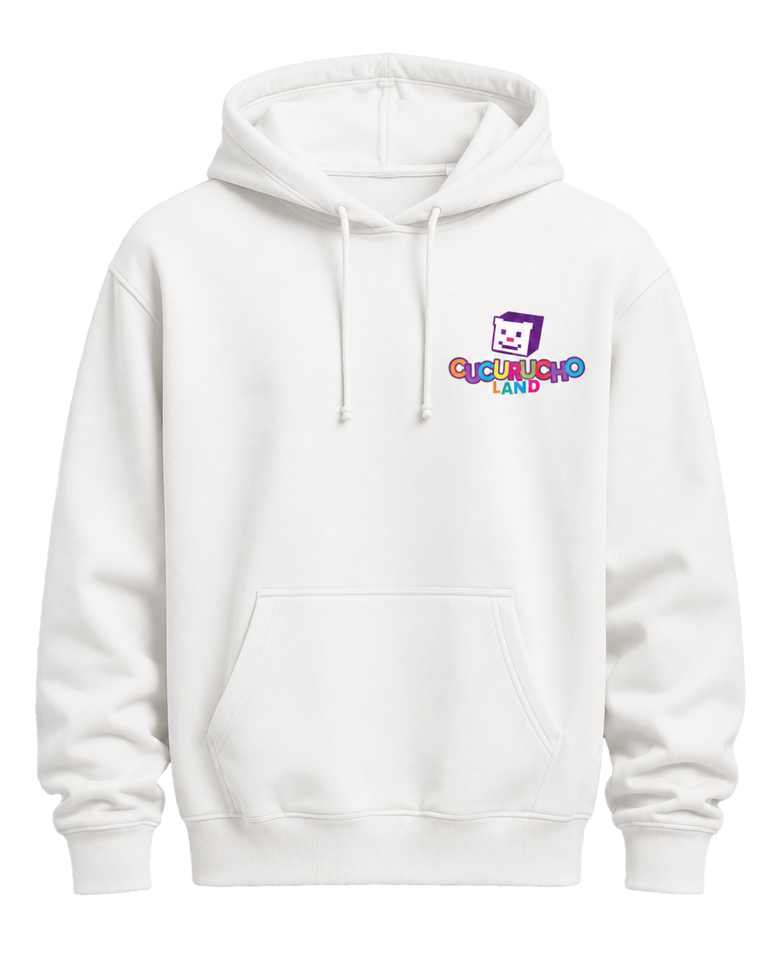 Cucurucho Land Official White Hoodie