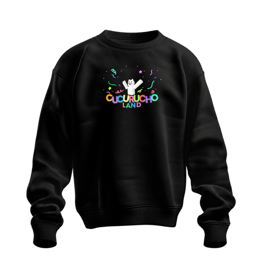 Cucurucho Land Black Crewneck
