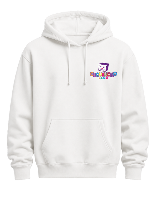 Cucurucho Land Official White Hoodie