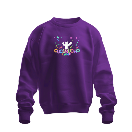 Cucurucho Land Purple Crewneck